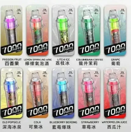 喜貝抛棄式7000口一次性電子煙